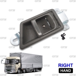 มือจับใน มือดึง ด้านใน มือเปิดในประตู ข้างซ้าย 1 ชิ้น สีเทา สำหรับ Hino Profia Truck ปี 1992-2003